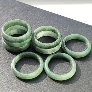 💥💥Authentic Jadeite Green Jade Ring Natural Burmese Grade A💥💥